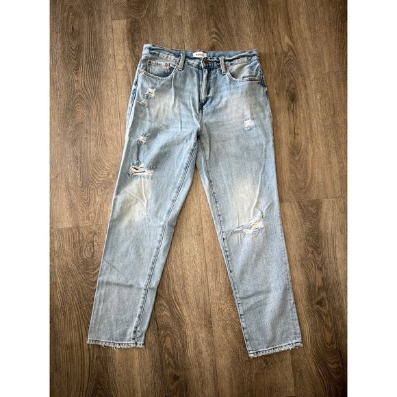 Pistola High Rise Presley Distressed Straight Leg Jeans - Picture 2 of 6